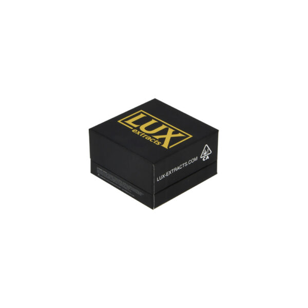 Boîte cadeau avec couvercle et base dorés pour pots de concentré carrés Emballage avec plateau en carton 07 Boîte cadeau avec couvercle et base en or pour l'emballage de bocaux de concentré carrés avec plateau en carton