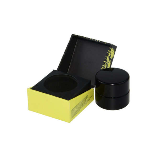 Caja magnética de regalo para envases de concentrados de cannabis con soporte de espuma 02 Envases personalizados para cannabis