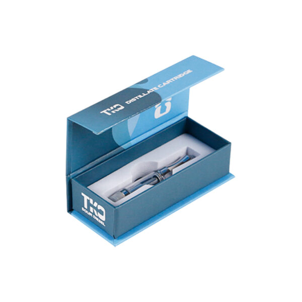 A mais nova caixa de embalagem de cartucho Vape com ímã personalizado com suporte de espuma EVA